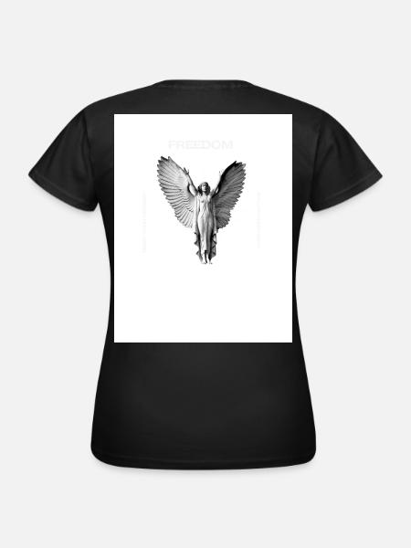 Freiheit - Frauen T-Shirt - Schwarz