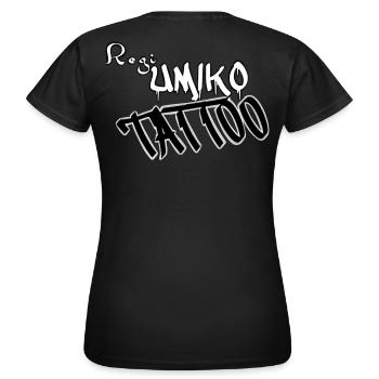 Regi Umiko Tattoo - Frauen T-Shirt - Schwarz - Hinten - AI Model Female 172 dark (172cm)