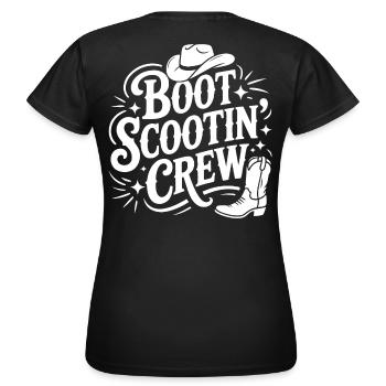Équipage de Boat Scootin' - T-shirt Femme - noir - Dos - AI Model Female 172 dark (172cm)