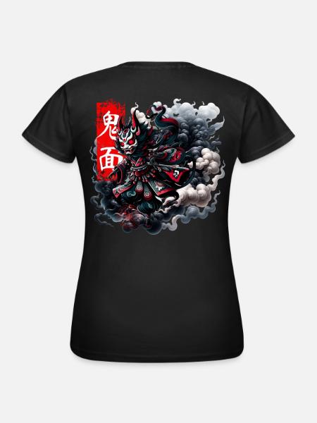 Masque Oni Esprit Intrépide - T-shirt Femme - noir