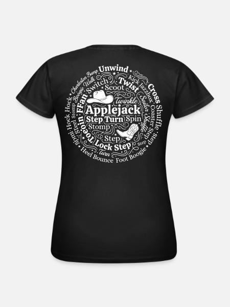 Line Dance Fan - Frauen T-Shirt - Schwarz