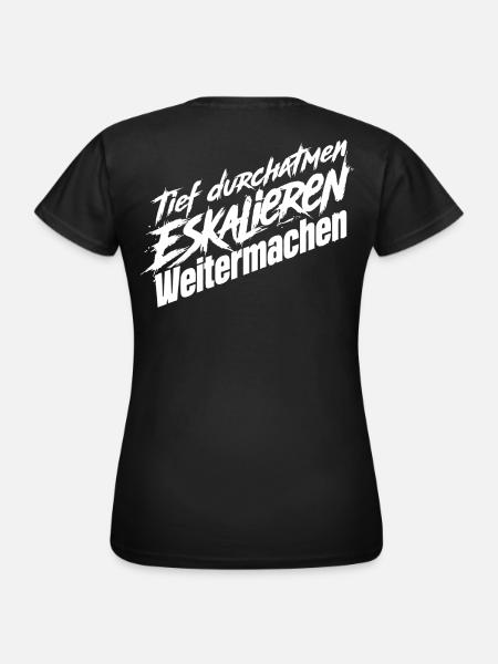 Nerven Behalten - Frauen T-Shirt - Schwarz