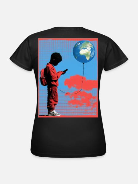 THE WORLD WE LEFT BEHIND - Frauen T-Shirt - Schwarz
