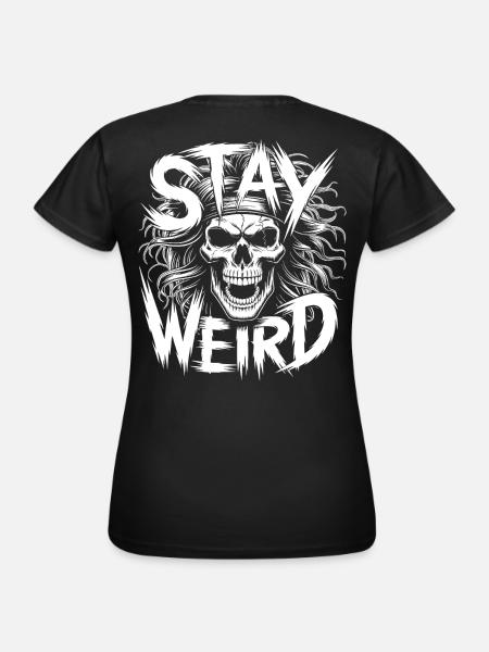 Düsterer Schädel - Frauen T-Shirt - Schwarz