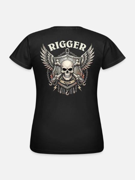 RIGGER-TRUPP - Frauen T-Shirt - Schwarz