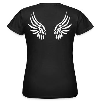 LIKE A BIRD - T-shirt Femme - noir - Dos - AI Model Female 172 dark (172cm)
