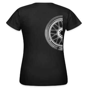 Automobiles Tuning Jantes Design - T-shirt Femme - noir - Dos - AI Model Female 172 dark (172cm)