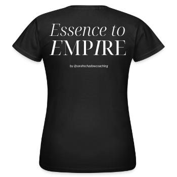 Essence à Empire - T-shirt Femme - noir - Dos - AI Model Female 172 dark (172cm)