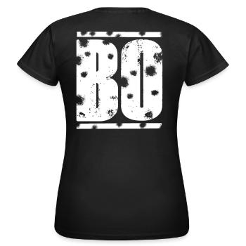 BO Gift Gift Idea - Women's T-Shirt - black - Back - AI Model Female 172 dark (172cm)