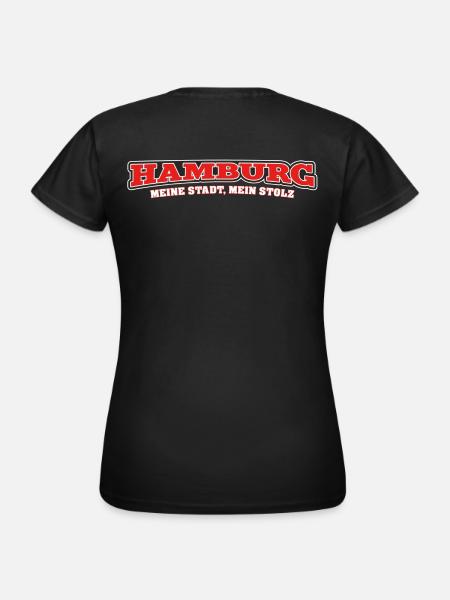 Hamburg - Frauen T-Shirt - Schwarz