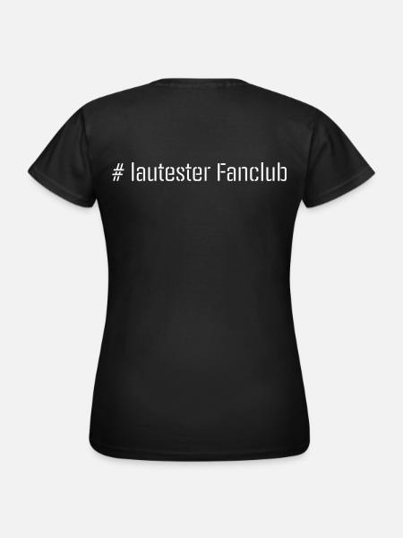 Loudest fan club - Women's T-Shirt - black
