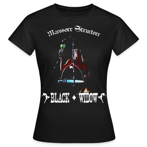 Black_Widow_back - Women's T-Shirt