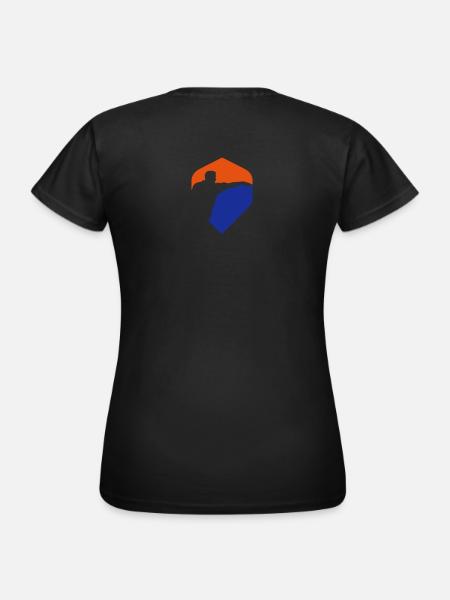 Darts logo US-style flight, darts player, darts throw - Women's T-Shirt - black