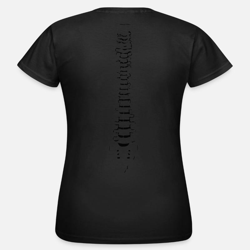 Spine body gift idea - Women's T-Shirt - black