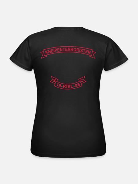 Youth Wars - Kneipenterroristen Kiel Banderole - Frauen T-Shirt - Schwarz