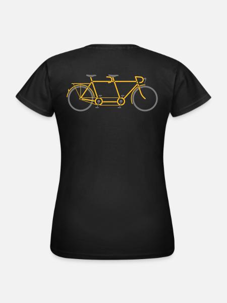 Tandem Bike - Women's T-Shirt - black