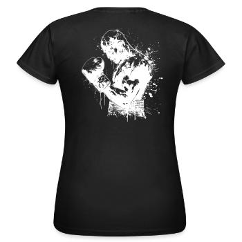 Boxe Arts martiaux Boxer Boxe Combat Knock Out - T-shirt Femme - noir - Dos - AI Model Female 172 dark (172cm)
