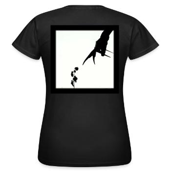 Cauchemar sur la rue Elm - T-shirt Femme - noir - Dos - AI Model Female 172 dark (172cm)