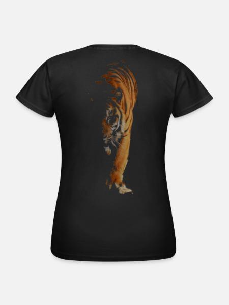 Tiger - Frauen T-Shirt - Schwarz