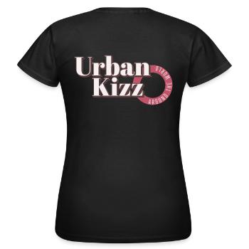 Urban Kizz dans le monde - T-shirt Femme - noir - Dos - AI Model Female 172 dark (172cm)
