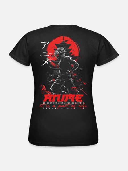 Anime for life - Animekarakter - Frauen T-Shirt - Schwarz