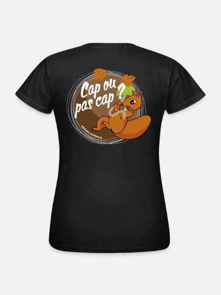 Cap ou pas cap? - T-shirt Femme - noir