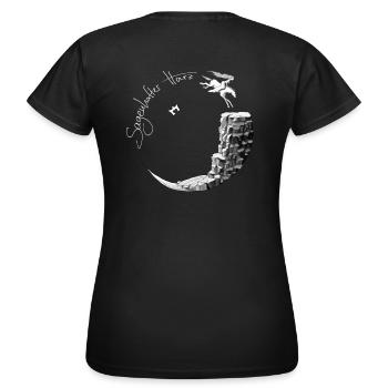 Sagenhafter Harz | dunkles Design - Frauen T-Shirt - Schwarz - Hinten - AI Model Female 172 dark (172cm)