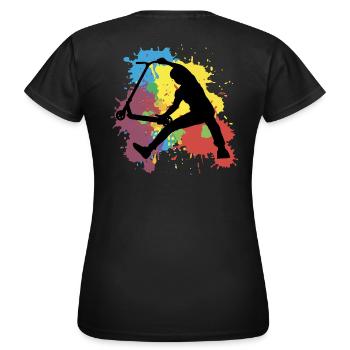 Abstract Finger - T-shirt Femme - noir - Dos - AI Model Female 172 dark (172cm)
