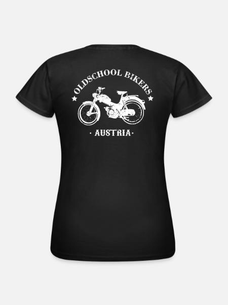 Mofa Bikers Austria - Frauen T-Shirt - Schwarz