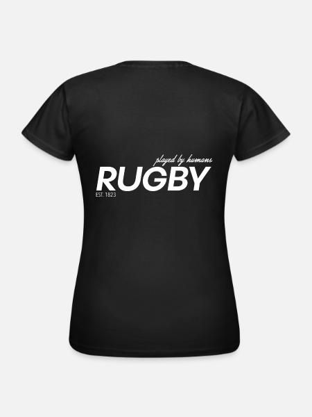 Rugby - Frauen T-Shirt - Schwarz