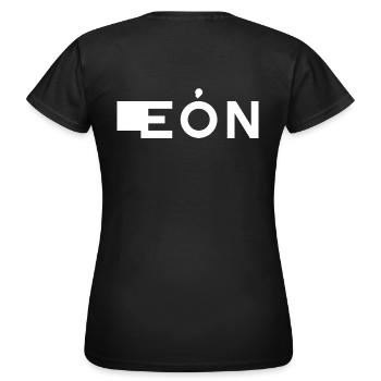 LEÓN – Castile and León – Spain - Women's T-Shirt - black - Back - AI Model Female 172 dark (172cm)