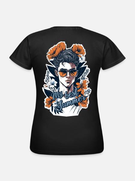 Mein bester Sommer - Frauen T-Shirt - Schwarz