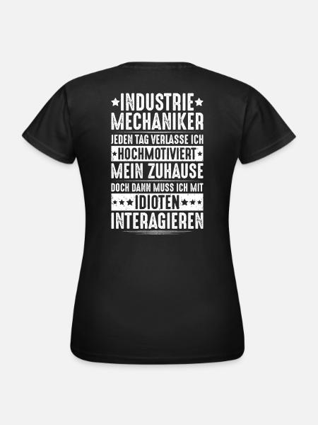 Industriemechaniker Industrial Mechanic - Frauen T-Shirt - Schwarz