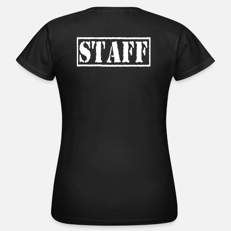 Staff Team Technik - Frauen T-Shirt - Schwarz