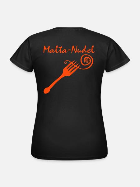 Malta Nudel - Frauen T-Shirt - Schwarz