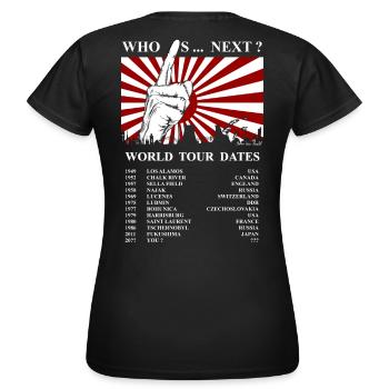 Énergie nucléaire Non Merci réacteur réacteur nucléaire malheur atome - T-shirt Femme - noir - Dos - AI Model Female 172 dark (172cm)