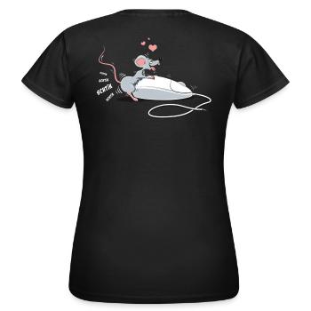 The Mouse... - T-shirt Femme - noir - Dos - AI Model Female 172 dark (172cm)
