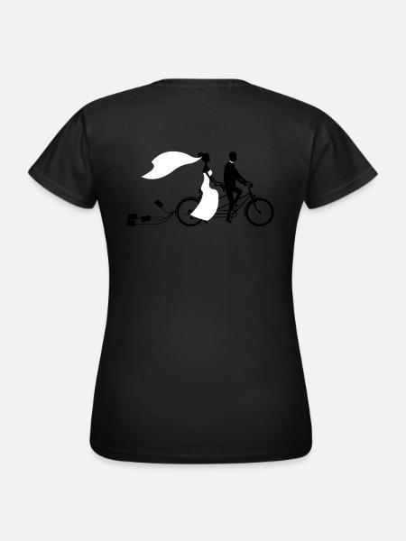Wedding bicycle 2 - Women's T-Shirt - black