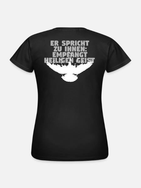 Receive Comforter - Deutsch - Frauen T-Shirt - Schwarz