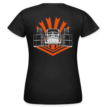 tekno 23 son voyageur multi couleur - T-shirt Femme - noir - Dos - AI Model Female 172 dark (172cm)
