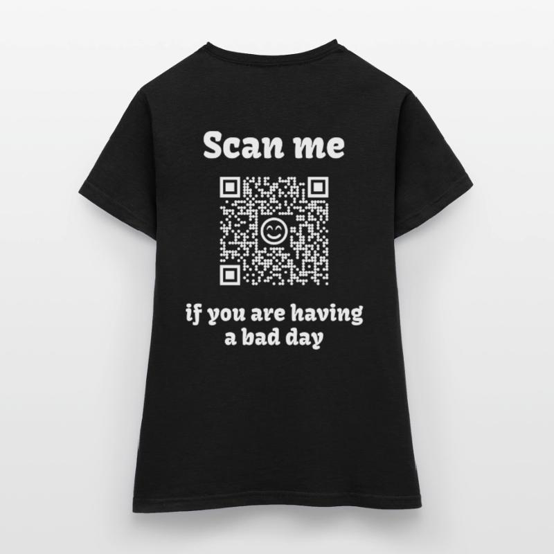 QR-Code mit liebevoller Botschaft Frauen T-Shirt