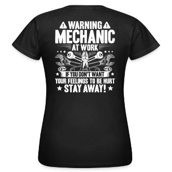 Mechanic Mechanic Mechanics Mechanic - Women's T-Shirt - black - Back - AI Model Female 172 dark (172cm)