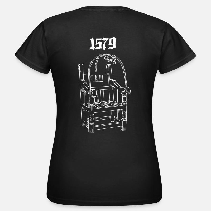 Witch 1579 Dunking Chair Tee - Women's T-Shirt - black