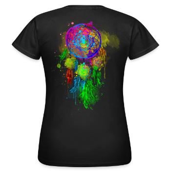 Attrape-rêves - T-shirt Femme - noir - Dos - AI Model Female 172 dark (172cm)