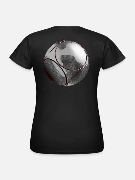 boule kugel - Frauen T-Shirt - Schwarz