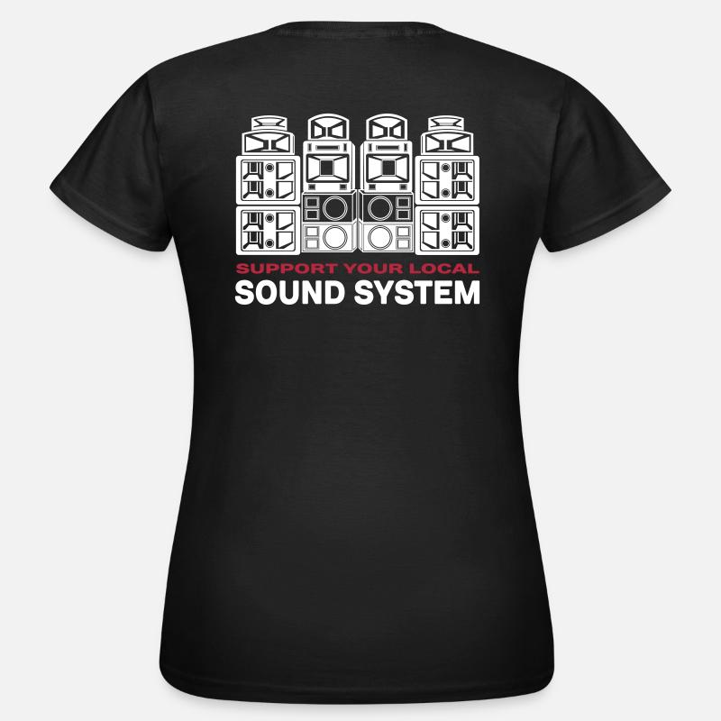 support sound system - Women's T-Shirt - black