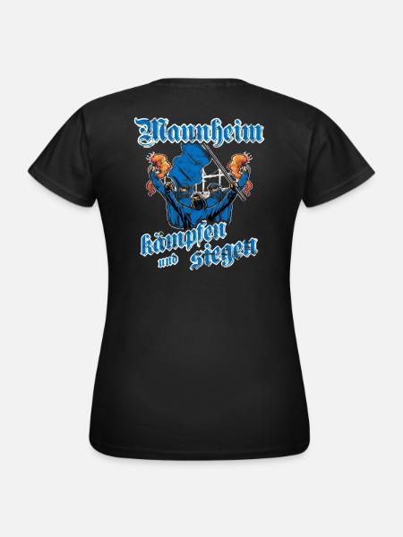 Mannheim kämpfen und siegen - Frauen T-Shirt - Schwarz