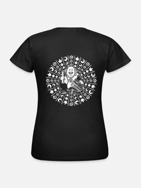 Tekno 23 Buddha - Frauen T-Shirt - Schwarz