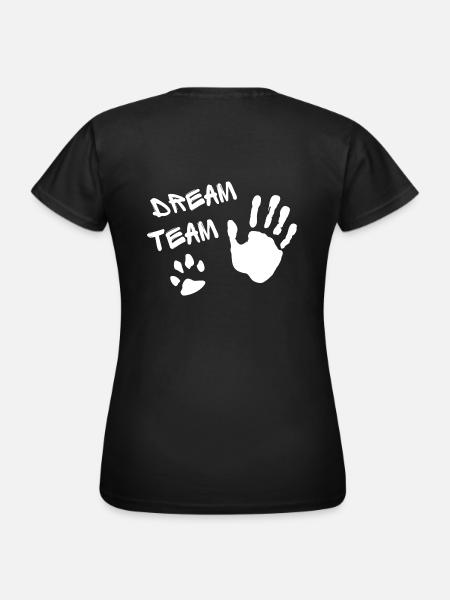 Das Dreamteam - Frauen T-Shirt - Schwarz