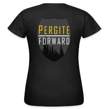 PERGITE - FORWARD - FORWARD - Women's T-Shirt - black - Back - AI Model Female 172 dark (172cm)